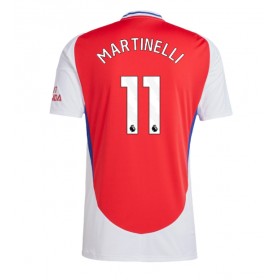 Pánské fotbalový oblečení Arsenal Gabriel Martinelli #11 Domácí košile 2024-25 Krátkým Rukávem